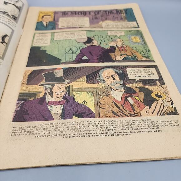 Twilight Zone #4 Vol. 2 1963 Gold Key Silver Age Comic Book - Picture 7 of 11